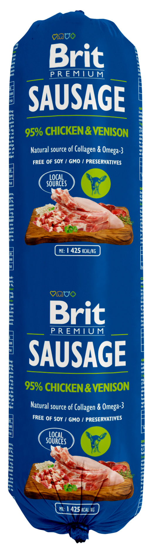 Salám Brit Sausage Chicken & Venison 800g Salám Brit Sausage Chicken & Venison 800g
