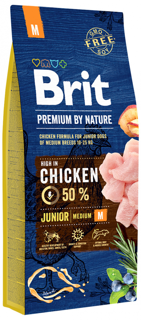 Brit Premium by Nature Junior M 15kg title=