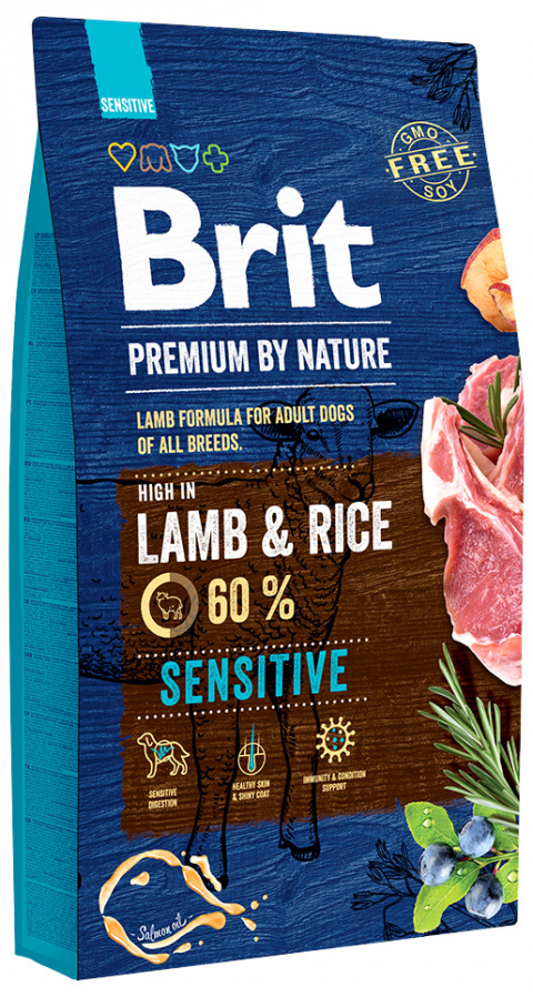 Brit Premium by Nature Sensitive Lamb 8kg title=