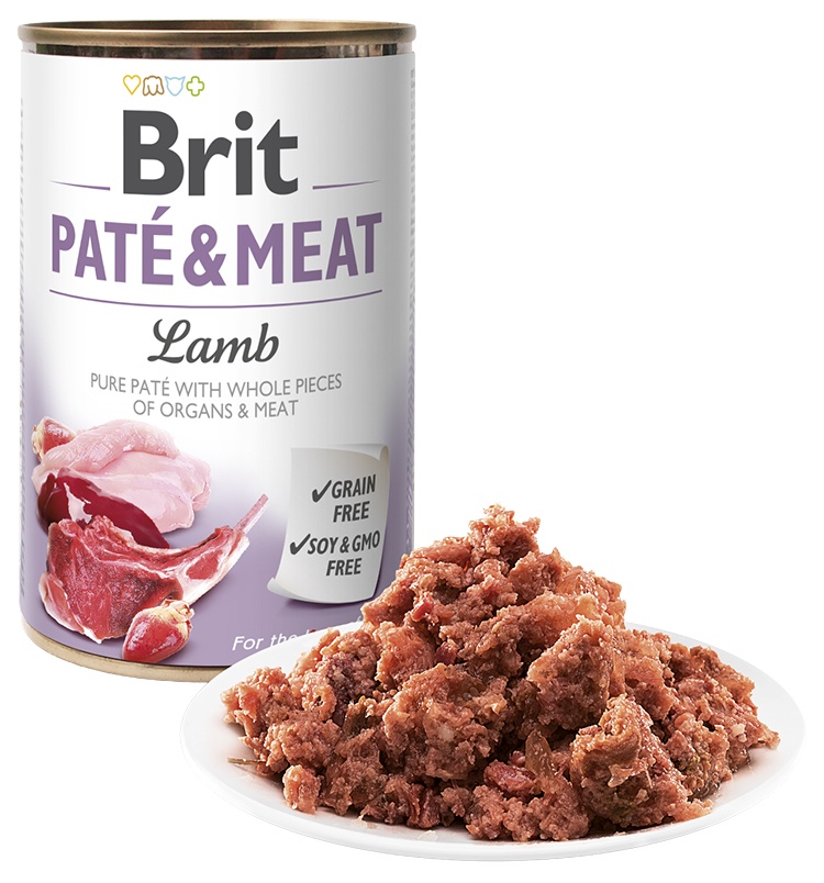 Konzerva Brit Paté &amp; Meat Lamb 400g
