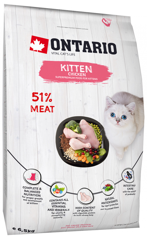 Ontario Kitten Chicken 6,5 kg title=