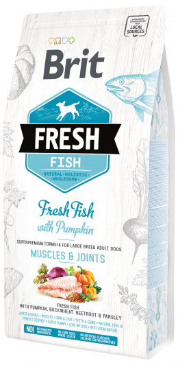 Brit Fresh Fish with Pumpkin Adult Large 2,5kg