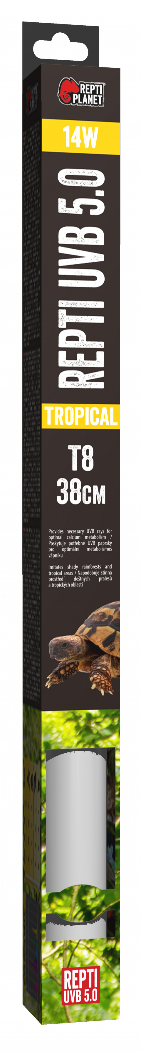 Repti Planet zářivka Fluorescent UVB 5.0 38cm 14W title=