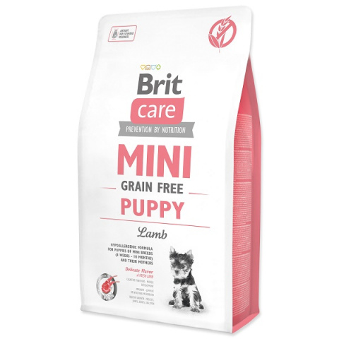 Brit Care Mini Grain Free Puppy Lamb 2kg title=