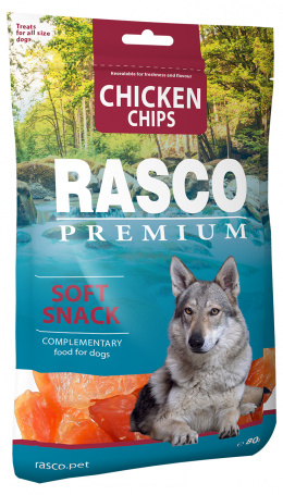 Pochoutka Rasco Premium plátky s kuřecím masem 80g