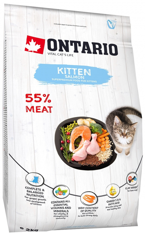Ontario Kitten Salmon 2kg title=