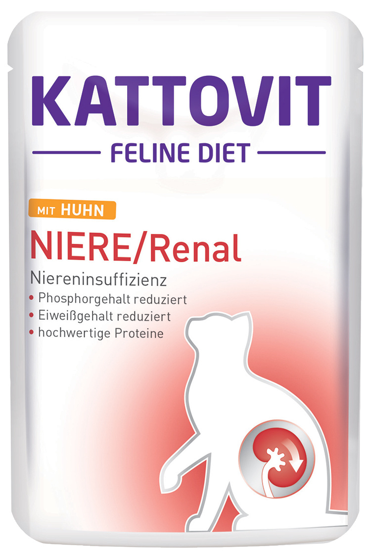 Kapsička Kattovit Niere/Renal kuře 85g Kapsička Kattovit Niere/Renal kuře 85g