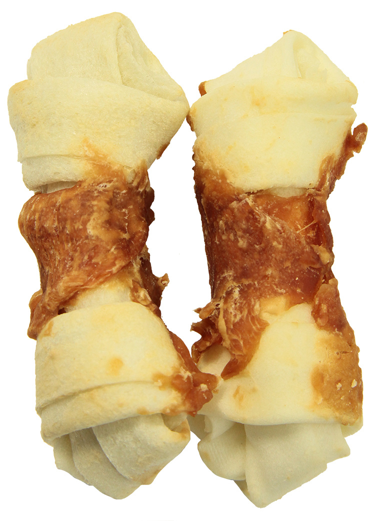 Pochoutka Rasco Premium uzle bůvolí 11cm obalené kuřecím masem 80g