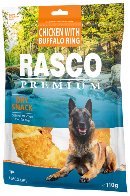 Pochoutka Rasco Premium kruh bůvolí obalený kuřecím masem 110g