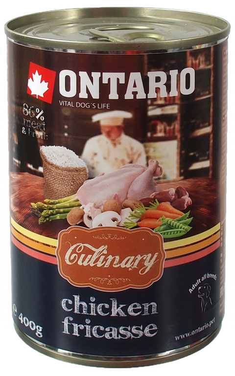 Konzerva Ontario Culinary Chicken Fricasse 400g title=