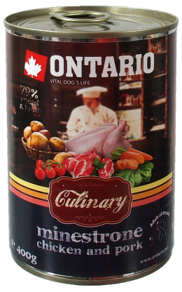 Konzerva Ontario Culinary Minestrone Chicken and Pork 400g