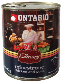 Konzerva Ontario Culinary Minestrone Chicken and Pork 800g