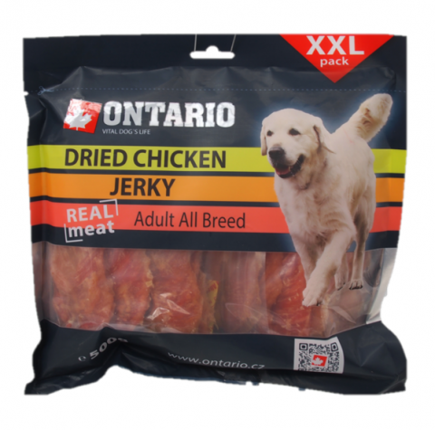 Ontario Snack Dry Chicken Jerky 500g title=