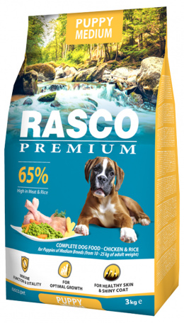 Rasco Premium Puppy Medium 3kg