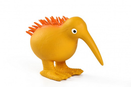 Hračka KIWI WALKER latex kiwi pískací oranžová 11,5cm