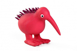 Hračka Kiwi Walker latex kiwi pískací růžová 11,5cm