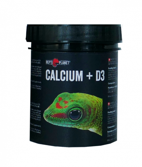 Doplňkové krmivo Repti Planet Calcium + D3 125g title=