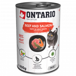 Konzerva Ontario Beef, Salmon, Sunflower Oil 400g