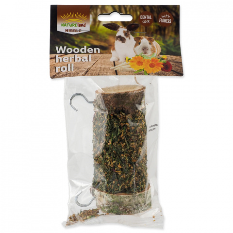Pochoutka Nature Land Nibble válec s bylinkami 120g title=