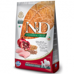 N&amp;D Ancestral Grain Dog Adult M/L Chicken &amp; Pomegranate 2,5kg