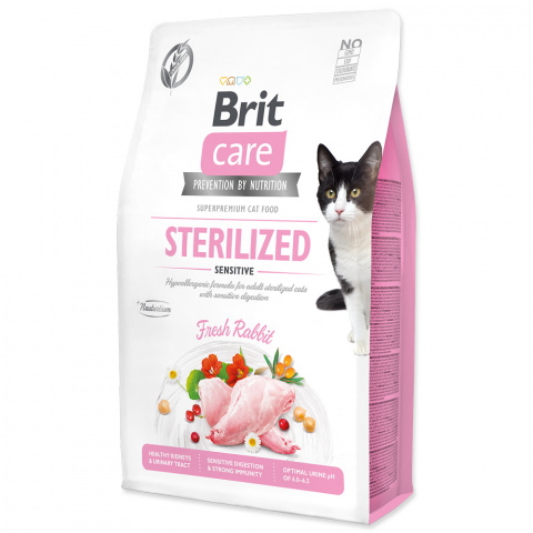 Brit Care Cat Grain-Free Sterilized Sensitive 2kg title=