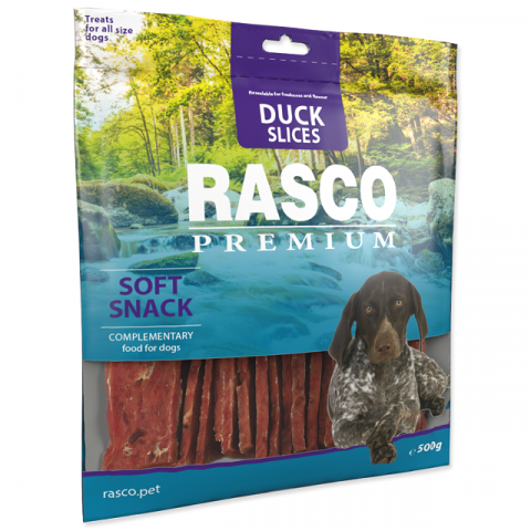 Pochoutka Rasco Premium plátky kachního masa 500g title=