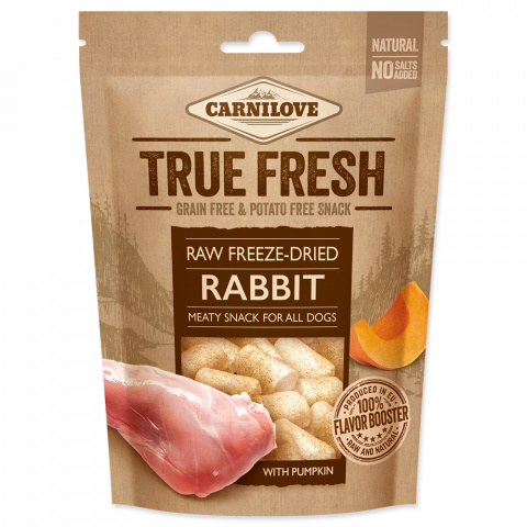 Carnilove Raw freeze-dried Rabbit with pumpkin 40g title=