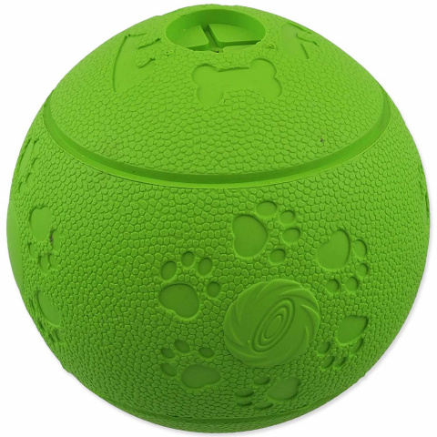 Míček na pamlsky Dog Fantasy zelená 11cm title=