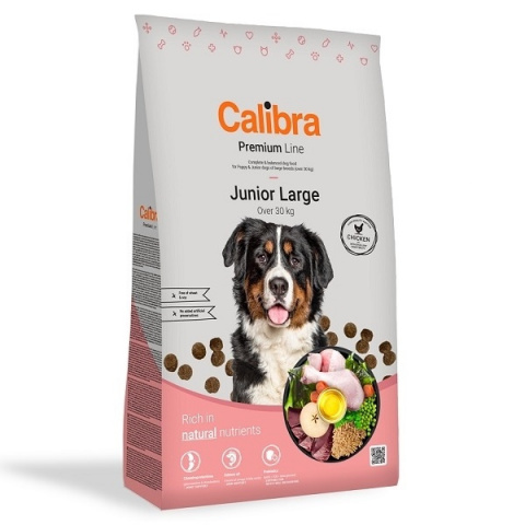 Calibra Dog Premium Line Junior Large 12kg title=
