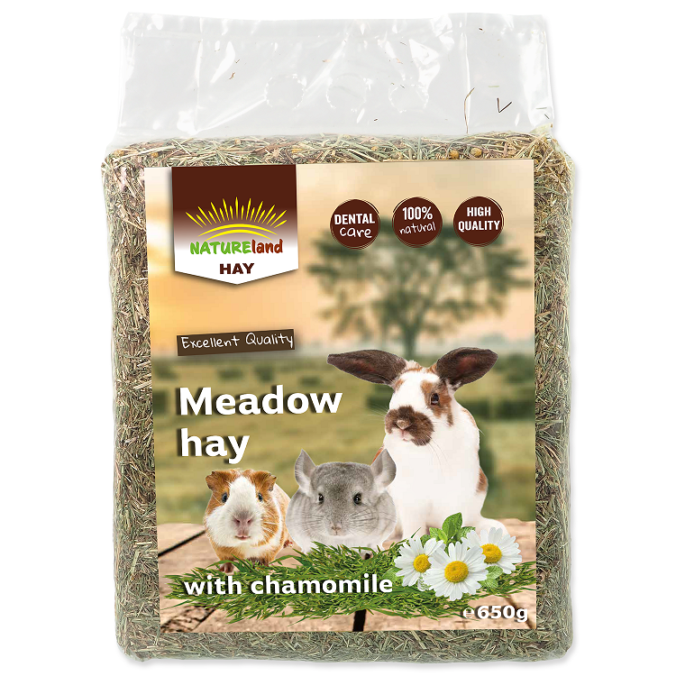 Seno Nature Land Hay s heřmánkem 650g Seno Nature Land Hay s heřmánkem 650g