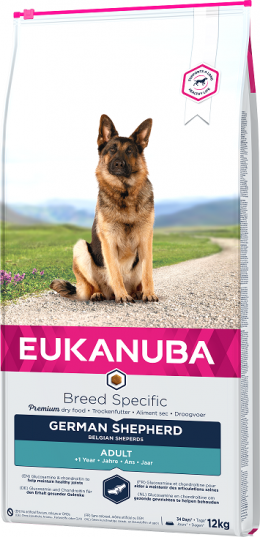 Eukanuba German Shepherd 12kg + lanová hračka různé barvy ZDARMA