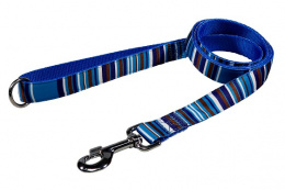 Vodítko BaF nylon proužky modré 2,5x150cm