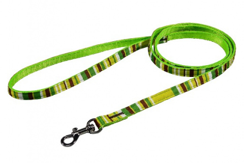Vodítko BaF nylon proužky zelené 1x120cm title=