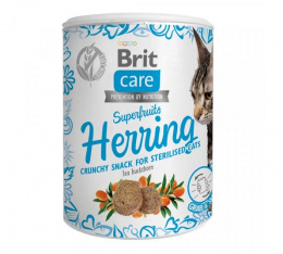 Brit Care Cat Snack Superfruits Herring 100g