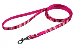 Vodítko BaF nylon proužky růžové 1x150cm