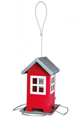 Barotava āra putniem – Trixie, Bird feeder metal, 1000 ml, 20 cm, red