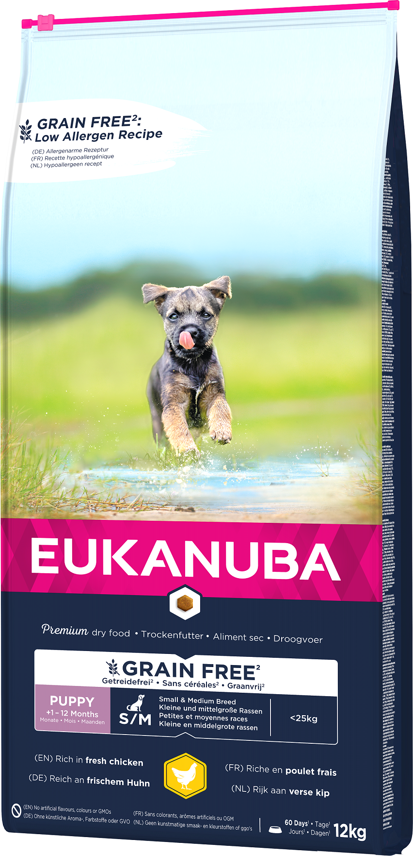 Eukanuba Puppy Small &amp; Medium Grain Free Chicken 12kg​