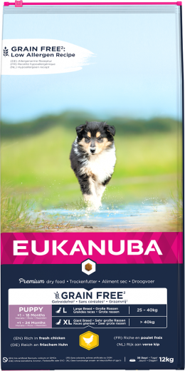 Eukanuba Puppy &amp; Junior Large Grain Free Chicken
