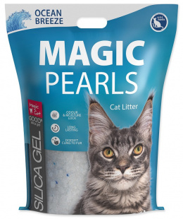 Kočkolit Magic Pearls Ocean Breeze 16l + 1+1 zdarma