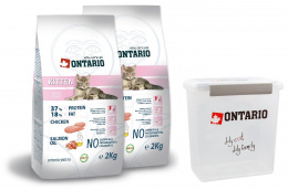Ontario Kitten 2x2kg + barel na krmivo zdarma