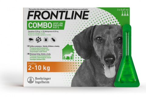 Frontline Combo Spot-on Dog S 3ks title=