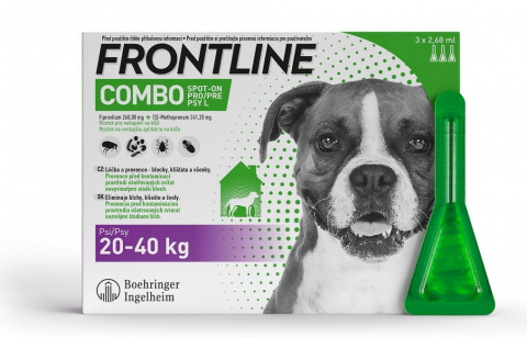 Frontline Combo Spot-on Dog L 3ks title=