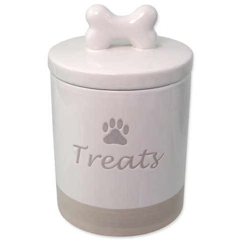 Keramická dóza Dog Fantasy bílá 1500ml title=