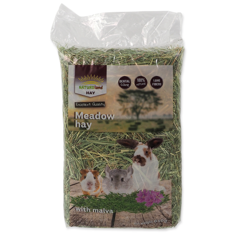 Seno Nature Land Hay s květy slézu 650g title=