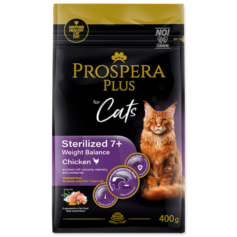 Prospera Plus Sterilized 7+ Chicken Weight Balance 0,4kg title=