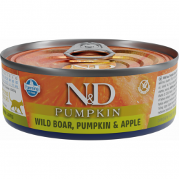 Konzerva N&amp;D Cat Pumpkin Wild Boar&amp;Apple 70g