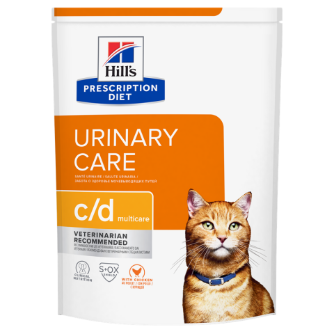 Hill&#039;s Prescription Diet c/d Multicare Péče o močový systém s kuřetem 3kg title=