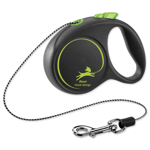 Vodítko Flexi Black Design lanko XS 3m zelené  title=