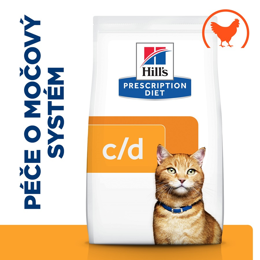 Hill&#039;s Prescription Diet c/d Multicare Péče o močový systém s kuřetem 3kg