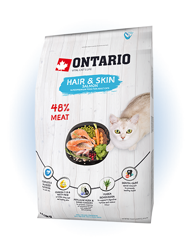 Ontario Cat Hair & Skin 2 kg Ontario Cat Hair & Skin 2 kg